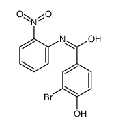 3-bromo-4-hydroxy-N-(2-nitrophenyl)benzamide Structure