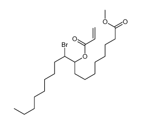 methyl 10-bromo-9-prop-2-enoyloxyoctadecanoate结构式