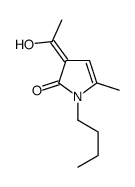 1-butyl-3-(1-hydroxyethylidene)-5-methylpyrrol-2-one结构式