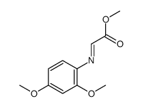 methyl 2-(2,4-dimethoxyphenyl)iminoacetate Structure