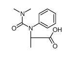 (2S)-2-[N-(dimethylcarbamoyl)anilino]propanoic acid结构式