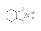 Platinum, dichloro(1,2-cyclohexanediamine-N,N)dihydroxy-, [OC-6-33-(trans)]-结构式