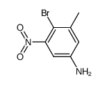 4-bromo-3-methyl-5-nitroaniline结构式