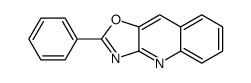 2-phenyl-[1,3]oxazolo[4,5-b]quinoline结构式