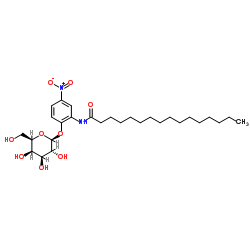 N-[2-(beta-D-galactopyranosyloxy)-5-nitrophenyl]palmitamide picture