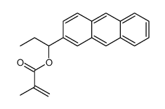 1-anthracen-2-ylpropyl 2-methylprop-2-enoate结构式