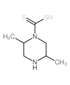 1-Piperazinecarbodithioicacid, 2,5-dimethyl-, trans- (9CI)结构式