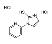 3-pyridin-2-yl-1H-imidazole-2-thione,dihydrochloride结构式