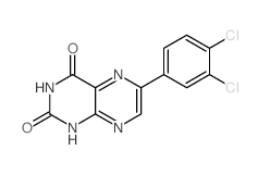 2,4(1H,3H)-Pteridinedione,6-(3,4-dichlorophenyl)- picture