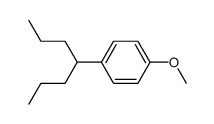 4-(1-propyl-butyl)-anisole结构式
