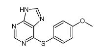 6-(4-methoxyphenyl)sulfanyl-7H-purine Structure