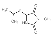 2,4-Imidazolidinedione,3-methyl-5-[(1-methylethyl)thio]- picture