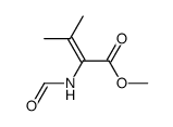 2-Formylamino-3-methyl-2-butenoate结构式