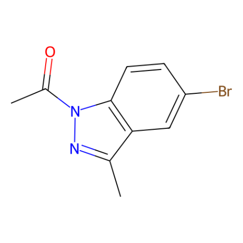 1-(5-bromo-3-methylindazol-1-yl)ethanone Structure