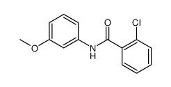 2-Chloro-N-(3-Methoxyphenyl)benzamide结构式