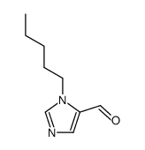 1H-Imidazole-5-carboxaldehyde,1-pentyl-(9CI)结构式