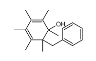 6-benzyl-1,2,3,4,5,6-hexamethylcyclohexa-2,4-dien-1-ol Structure