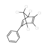 1,4,5,6,7,7-hexachloro-2-phenyl-bicyclo[2.2.1]hepta-2,5-diene Structure