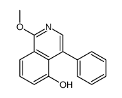 1-methoxy-4-phenylisoquinolin-5-ol Structure