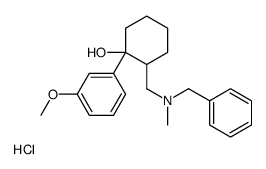 TRANS-(+/-)-2-[(N-BENZYL-N-METHYL)AMINOMETHYL]-1-(3-METHOXYPHENYL)CYCLOHEXANOL, HYDROCHLORIDE Structure