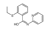 Benzamide, 2-(ethylthio)-N-2-pyridinyl- (9CI) structure