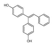1,1-bis(4-hydroxyphenyl)-2-phenylethylene结构式