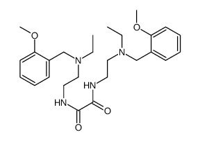 N,N'-bis[2-[ethyl-[(2-methoxyphenyl)methyl]amino]ethyl]oxamide Structure