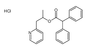 1-pyridin-1-ium-2-ylpropan-2-yl 2,2-diphenylacetate,chloride结构式