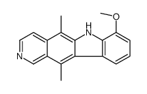 7-methoxy-5,11-dimethyl-6H-pyrido[4,3-b]carbazole结构式