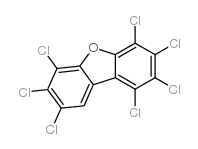 1,2,3,4,6,7,8-heptachlorodibenzofuran结构式