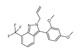 2-allyl-3-(2,4-dimethoxyphenyl)-7-(trifluoromethyl)-2H-indazole Structure