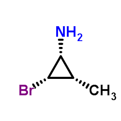 Cyclopropanamine, 2-bromo-3-methyl-, (1R,2S,3S)-rel- (9CI)结构式