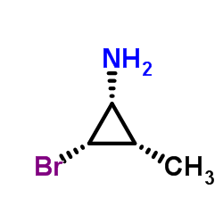 Cyclopropanamine, 2-bromo-3-methyl-, (1R,2S,3S)-rel- (9CI) structure