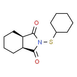 cis-N-(cyclohexylthio)hexahydrophthalimide Structure