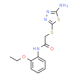 2-[(5-Amino-1,3,4-thiadiazol-2-yl)sulfanyl]-N-(2-ethoxyphenyl)acetamide picture