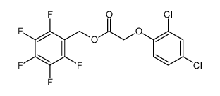 (2,3,4,5,6-pentafluorophenyl)methyl 2-(2,4-dichlorophenoxy)acetate结构式