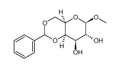 METHYL-4,6-O-BENZYLIDEN-BETA-D-GALACTOPYRANOSIDE Structure