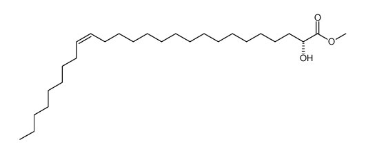 methyl (2R,17Z)-2-hydroxyhexacos-17-enoic acid Structure