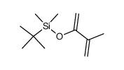 2-[(tert-butyldimethylsilyl)oxy]-3-methyl-1,3-butadiene Structure