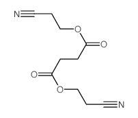 bis(2-cyanoethyl) butanedioate结构式