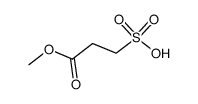 3-sulfo-propionic acid methyl ester结构式