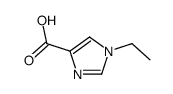 1-Ethyl-1H-imidazole-4-carboxylic acid结构式