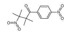 α-(2-nitro-2-propyl)-p-nitrorisobutyrophenone结构式