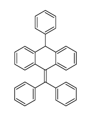 9-benzhydrylidene-10-phenyl-9,10-dihydro-anthracene结构式