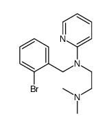 N'-[(2-bromophenyl)methyl]-N,N-dimethyl-N'-pyridin-2-ylethane-1,2-diamine Structure