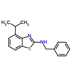 N-Benzyl-4-isopropyl-1,3-benzothiazol-2-amine structure