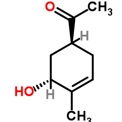 Ethanone, 1-[(1S,5R)-5-hydroxy-4-methyl-3-cyclohexen-1-yl]- (9CI)结构式