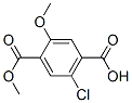 5-Chloro-2-methoxyterephthalic acid hydrogen 1-methyl ester Structure