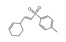 (E)-1-((2-(cyclohex-2-en-1-yl)vinyl)sulfonyl)-4-methylbenzene Structure