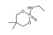N-ethyl-5,5-dimethyl-2-sulfanylidene-1,3,2λ5-dioxaphosphinan-2-amine结构式